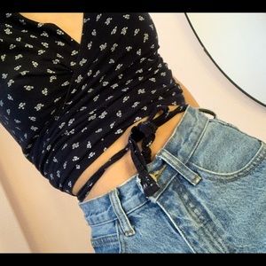 Brandy Melville wrap around top